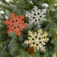 thumbnail image 1 of Viernes Negro Rebajas, Lunes Cibernético, 3 piezas de adornos navideños, copos de nieve, colgantes navideños, decoración, regalos, copos de nieve navideños brillantes de doble cara Akmoler, 1 of 9