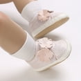 thumbnail image 2 of AJTQTH Sneakers for Girls Sequins Glitter Shoes Stylish Flower Accessories Non-Slip Walking Shoes Soft Thick Soled Shoes for Infant Summer Casual Shoes Pink 9 Months, 2 of 9