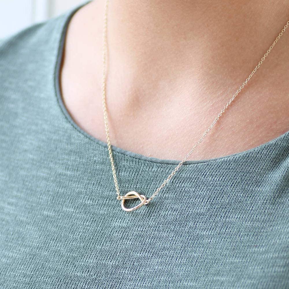 Love Knot Necklace Infinity Celtic Knot 