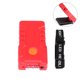 thumbnail image 5 of Soidarity Sensor de faros USB Recargable Cap Clip Lámpara Luz de cabeza ajustable Faro de noche Herramienta de iluminación Senderismo Equitación Rojo Type2 NO2 Soidarity OD019525-02B, 5 of 6