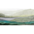 thumbnail image 2 of Reeves, Tom 24x14 White Modern Wood Framed Museum Art Print Titled - Valley II, 2 of 4