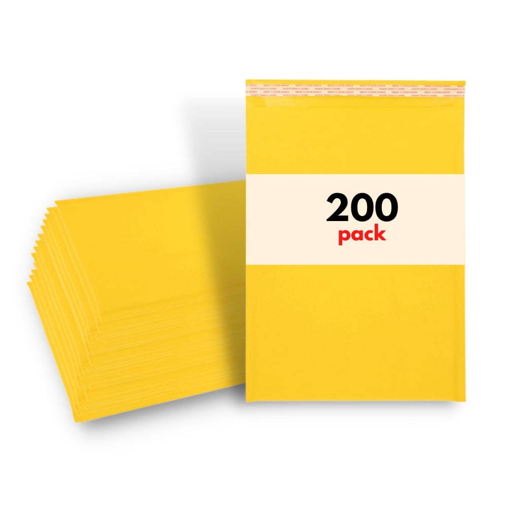10Pcs Aluminum Foil Bubble Mailer Peel Seal Poly Padded Envelopes Fragile Packaging Bag Gold 15x20cm