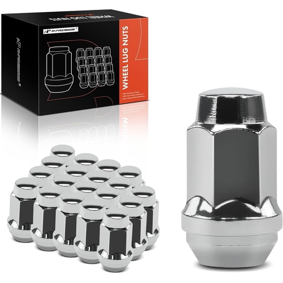 A-Premium 1/2-20 Inch Wheel Lug Nuts Compatible with Ford Explorer Flex Taurus Ranger Dodge Challenger Charger Mazda Lincoln Front and Rear 20-PC Set