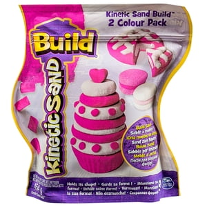 Image of The One and Only Kinetic Sand Build, 1lb Color Pack, Pink and Shimmering White