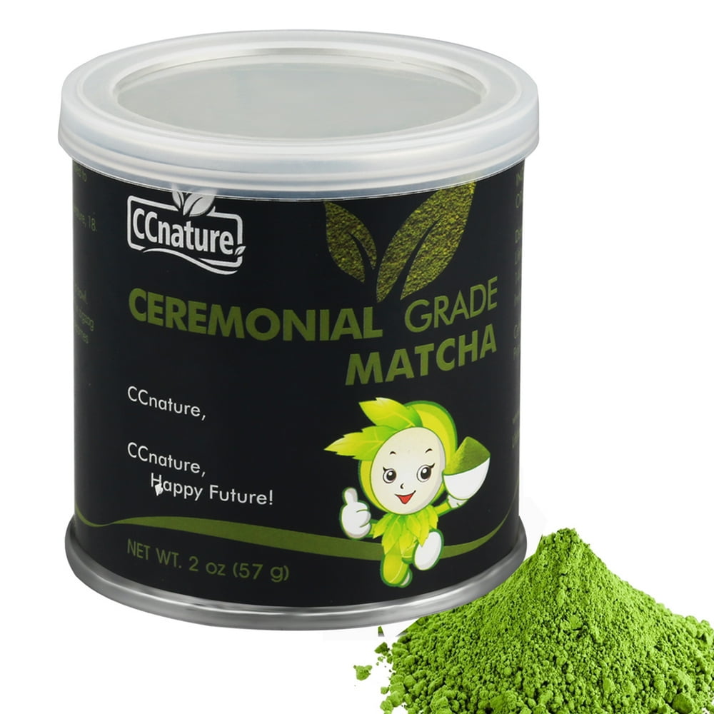 CCnature Matcha Green Tea Powder 2oz(Ceremonial Grade, Tin) Walmart