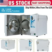 18L Dental Lab Medical Autoclave Sterilizer Automatic Vacuum Steam Sterilization Drying function 1100W 110V