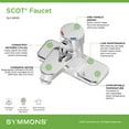 thumbnail image 2 of Symmons Slc-6000 Scot 0.5 GPM Centerset Bathroom Faucet - Chrome, 2 of 4