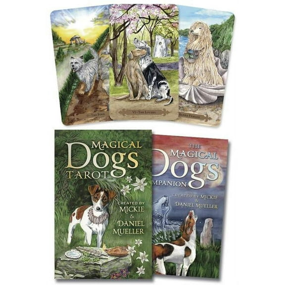 Magical Dogs Tarot, (Hardcover)