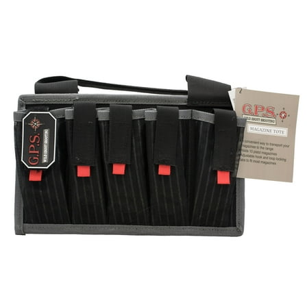 G*Outdoors 1006MAG Magazine Tote 10 Magazine Pistol Holder Black