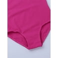 thumbnail image 6 of iEFiEL Girls Sleeveless Lace Back Ballet Dance Gymnastics Leotard Rose Red-B 13-14, 6 of 7