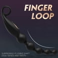thumbnail image 3 of KUSHOR Adults Vibrating Anal Beads Butt Plug, Graduated Design Silicone Anal Vibrator with 7 Vibration Modes,Waterproof Sex Toys for Men &Women（Black）, 3 of 6