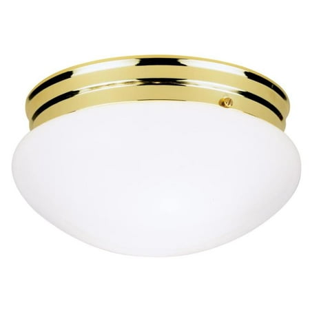 - Westinghouse 6660900 2 Light Flush Mount Dome Ceiling Fixture
