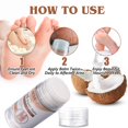 thumbnail image 6 of Aliver Heel Repair Balm For Dry & Cracked Feet, Coconut Scent - with Shea Butter and Olive Oil - Soften Dry Feet - Hydrates & Repair Skin for Rough Skin, 6 of 9