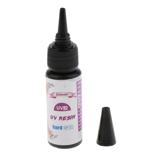 Resina UV adhesiva de tipo duro, transparente, de curado ultravioleta 2 g