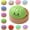 Green, variant on Dumplings Squishy Mystery Mini Dumplings Squishy Stress Balls Fidget Sensory Toys Soft Squeeze Decompression Dough (Pink)