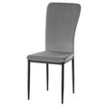thumbnail image 6 of Modern And Contemporary Tufted Velvet Upholstered Accent Dining Chair, 6 of 9