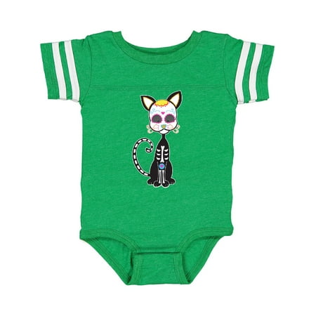 

Inktastic Dia de los Muertos Cat Gift Baby Boy or Baby Girl Bodysuit