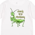 thumbnail image 4 of Inktastic Praying Mantis- Clearly Up to Something Boys or Girls Long Sleeve Toddler T-Shirt, 4 of 5