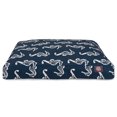 thumbnail image 2 of Majestic Pet | Sea Horse Rectangle Pet Bed For Dogs, Removable Cover, Navy, Small, 2 of 6