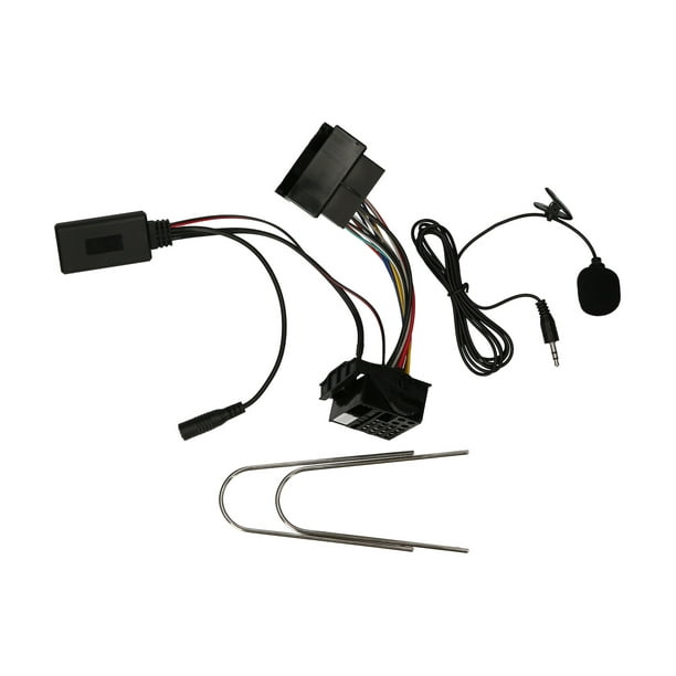 Adaptateur de module Bluetooth 5.0 pour voiture avec microphone Adaptateur  audio AUX-IN stéréo sans fil Remplacement 12 broches pour Peugeot 207 307  407 308 Citroen C2 C3 RD4 