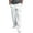 White, variant on DeHolifer Mens Cargo Sweatpants Elastic Waist Joggers Sport Pants Straight Fit Drawstring Trousers with Pockets White 5XL