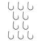 thumbnail image 3 of Eigraketly 10 piezas de anzuelos para pescar, práctico suministro de pescado pequeño y útil, Kit de pesca multifuncional resistente al desgaste para Tipo 4 10piezas Eigraketly CBP204316, 3 of 4