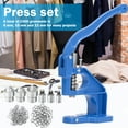 thumbnail image 2 of Máquina para ojales metálicos, prensa para ojales, juego de prensa manual con 3 matrices y 1500 ojales de 6/10/12 mm, 2 of 10