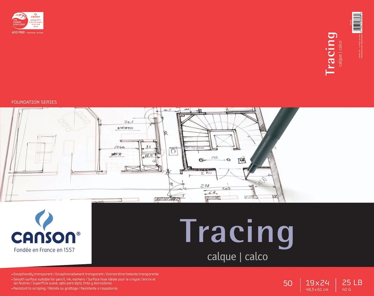 Canson Tracing Paper Pad, 19" x 24"