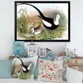 thumbnail image 3 of Designart 'Vintage Countryside Birds In Lake' Farmhouse Framed Art Print, 3 of 4