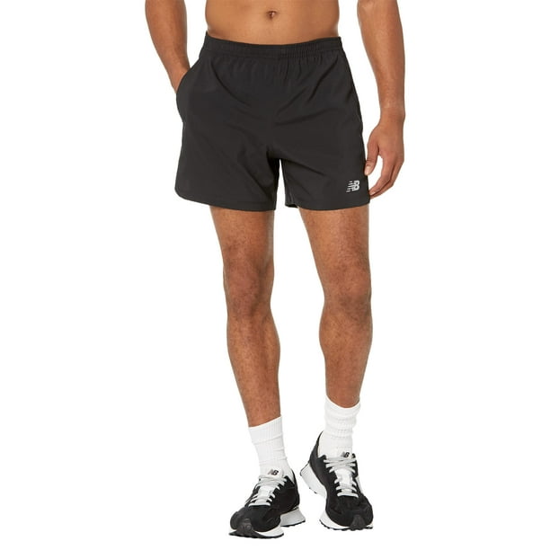 Pantalones cortos New Balance Accelerate para hombre, color negro, talla 3XL