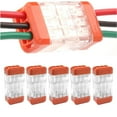 thumbnail image 2 of Juego de 5 conectores de cable con tuerca de palanca de prensa de empalme, carcasa de terminal para LT-33, 2 of 9