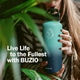thumbnail image 6 of Buzio40 oz Insulated Water Bottle with Straw & 3 Lids, Half Gallon Water Bottle Stainless Steel with Carrying Strap for Gym Sports Outdoor Hiking, Starry Pacific, 6 of 7