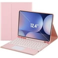 thumbnail image 1 of Funda con teclado táctil para Samsung Galaxy Tab S10+ Plus/ S9 FE Plus/Galaxy Tab S9+ Plus de 12,4", con portalápices - Teclado Bluetooth táctil magnéticamente desmontable, 1 of 7