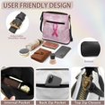 thumbnail image 6 of Eheartsgir Breast Cancer Awareness Campaign Crossbody Bag, Waterproof Women's Shoulder Bag PU Leather Stylish Crossbody Purse for Travel Daily Use, 6 of 7