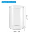thumbnail image 2 of Uxcell 4.7"x3.3" Clear Glass Cylinder Vase Tabletop Flowers Vase Floating Candle Holder Vase, 2 of 6