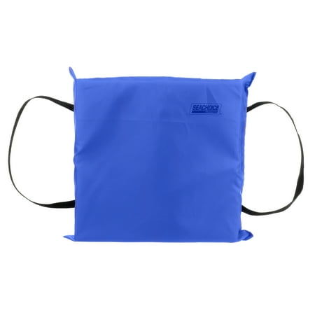 seachoice emergency marine foam flotation cushion  square  15 in. x 15 in.  blue