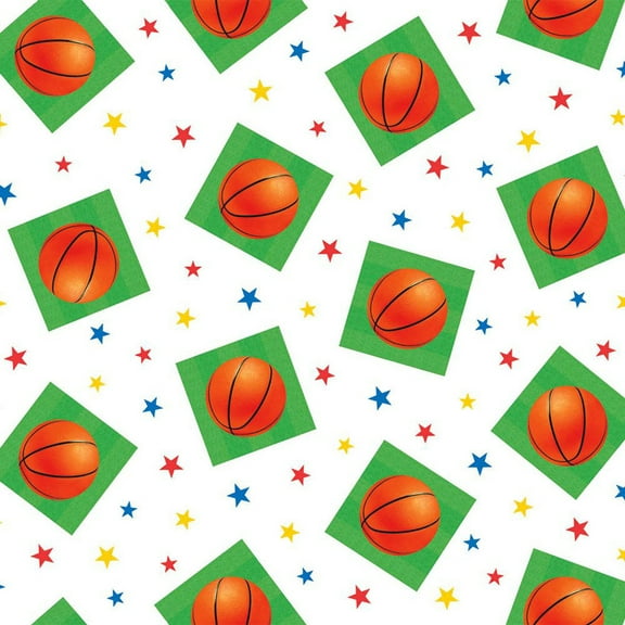 Basketball Plastic Table Cover