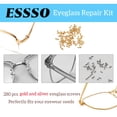 thumbnail image 2 of Kit de reparación de gafas ESSSO con tornillos, destornillador y más, 2 of 7