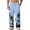 Light Blue, variant on Linen Pants for Men Straight Leg Palm Tree Loose Fit Drawstring Elastic Waist Trendy Outdoor Trousers for Walking