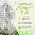 thumbnail image 2 of Dura-Trel Wellington 28 by 75 Inch Outdoor Garden Patio Trellis, White, 2 of 8