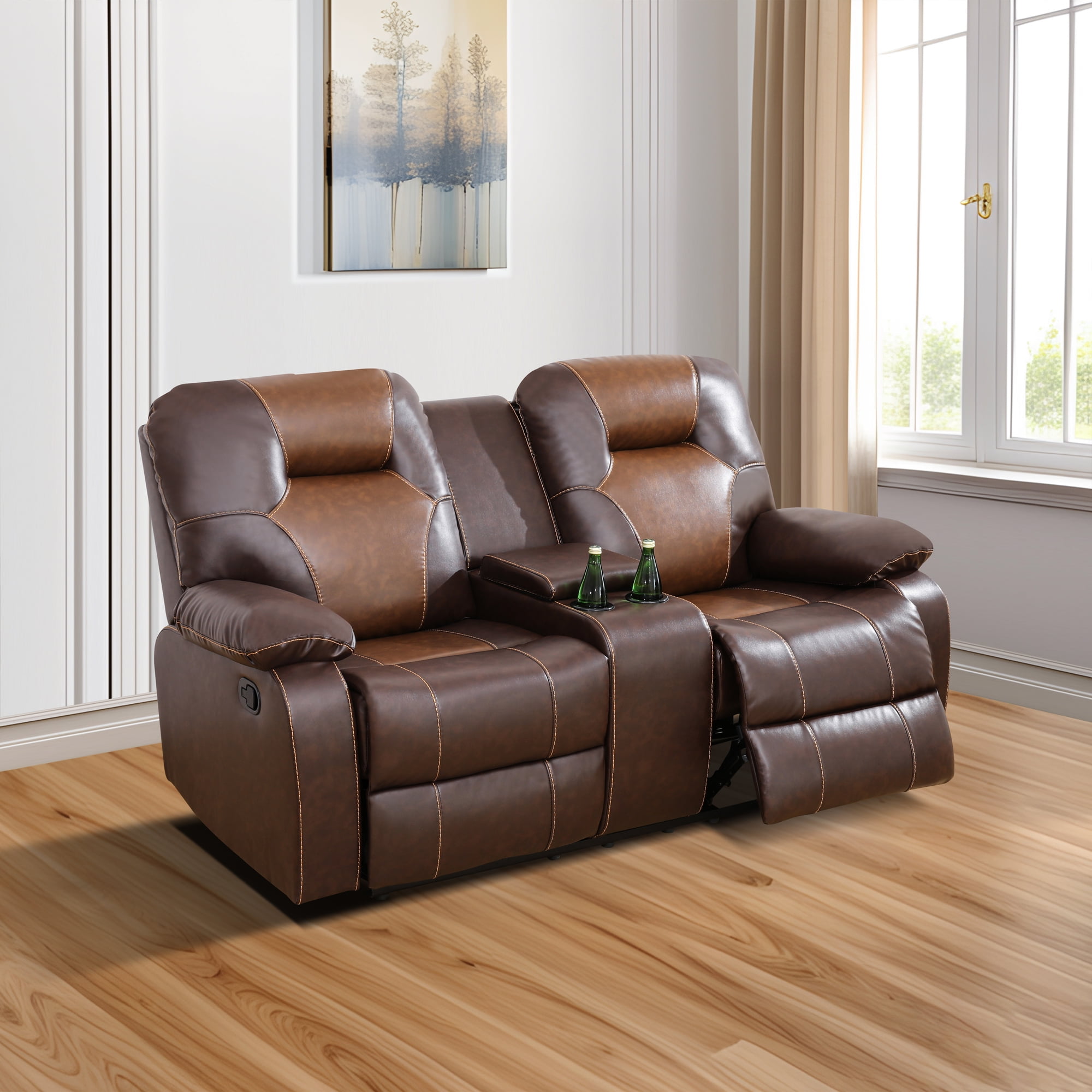 MAYEERTY Modern Adult Simple Reclining Stylish Business Function Sofa for Living Room