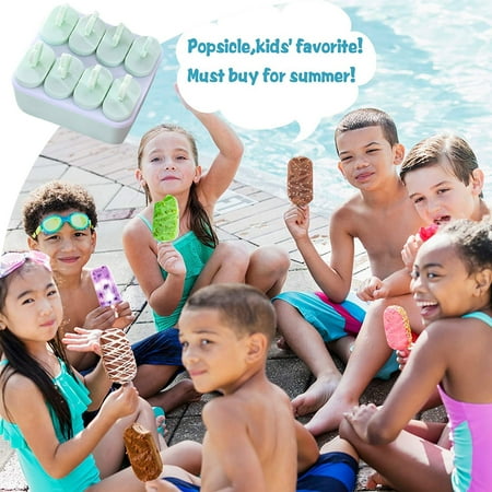 

Popular Pick! Zerbueate Cake Pop Mold，Chocolate Bar Mold，Kitchen Essentials Ice Cream Mold Diy Homemade Popsicle Mold Ice Cream Cake Mold Green