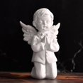 thumbnail image 4 of Resin Cute Cupid Angel Crafts Creative Cherubs Statue Desktop Decoration Collection Window Props Memorial Sculpture Religious Gift, 4 of 6