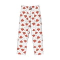 thumbnail image 4 of Xecao Hand Drawn Watermelon Men's Straight Lounge Pajama Pants: The Ultimate in Comfortable Sleepwear, 4 of 9