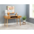 thumbnail image 2 of Linon Perry Wood Two Drawer Desk in Natural, 2 of 20
