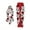 Red + Floral 2pcs, variant on Women's One Piece Swimsuit with Cover up Skirt Retro Floral Print Swimwear Set