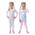 thumbnail image 6 of Peppa Pig Toddler Girls' Unicorn 4 Piece Long Sleeve Pajama Set Mix Match, 6 of 7