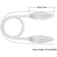 thumbnail image 5 of 2Pcs Creative Curtain Tieback Twist Tie Backs Decorative Drape Curtain Holder Holdbacks No Need Drilling (Silver)Coffee, 5 of 5
