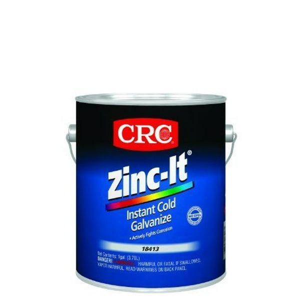 CRC ZincIt Instant Cold Galvinize, 1 Gallon Pail 1 GAL (12518413