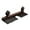 Black, variant on Rack Storage Solution for Bathroom Kitchen Over Faucet Wall Mounted Wood Storage Shelf with Suction Cup Mount